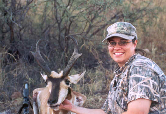 arizona pronghorn antelope taken with a muzzleloader