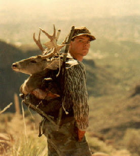 Big Coues buck with Pat Feldt when he was a kid