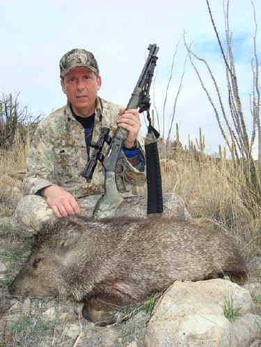 Javelina with a Rifle