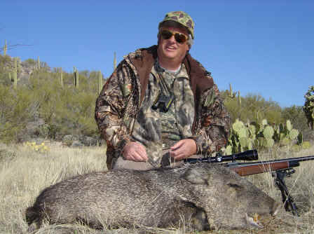 Roland Pimp Daddy Roe with an Arizona Javelina