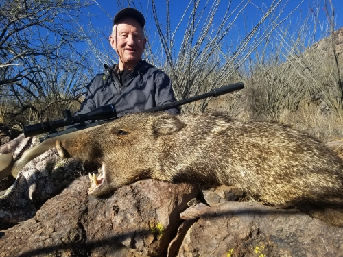 bob childs with arizona javelina hunting with guide outfitters 