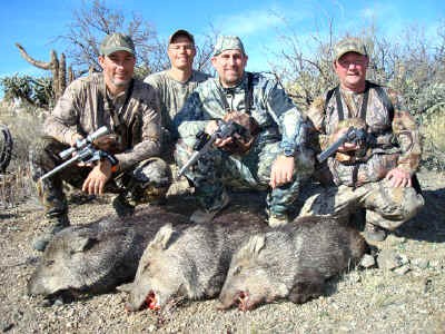 arizona javelina hunting with a handgun