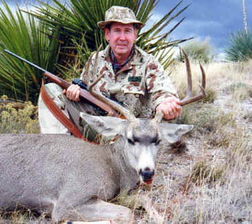 john thompson with a desert mule deer
